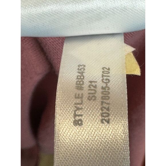 J. Crew Women's BB453 Size M Pink Tiered Knit Keyhole Maxi Dress NWT - Picture 8 of 11